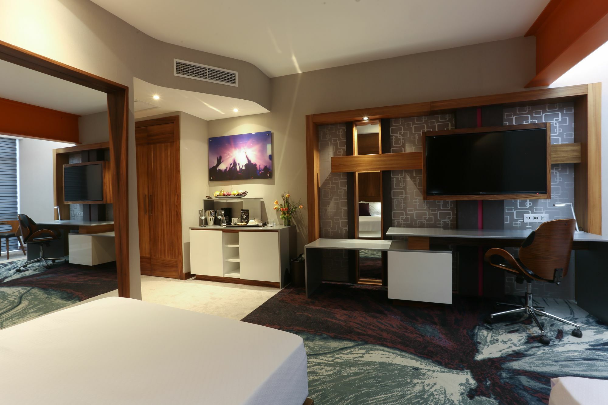 Hard Rock Hotel Guadalajara Zapopan Eksteriør bilde A room at the hotel